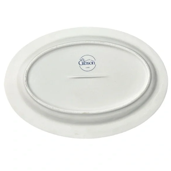 Christmas Harmony Hostess Set by Gibson Serving Tray Platter & Bowl - Picture 5 of 5